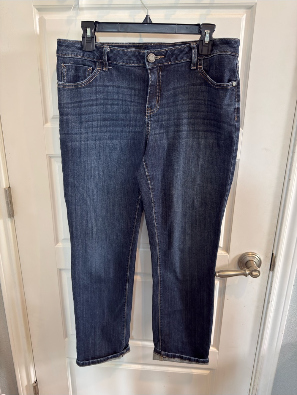Simply Vera Vera Wang Dark Wash Ankle Jeans